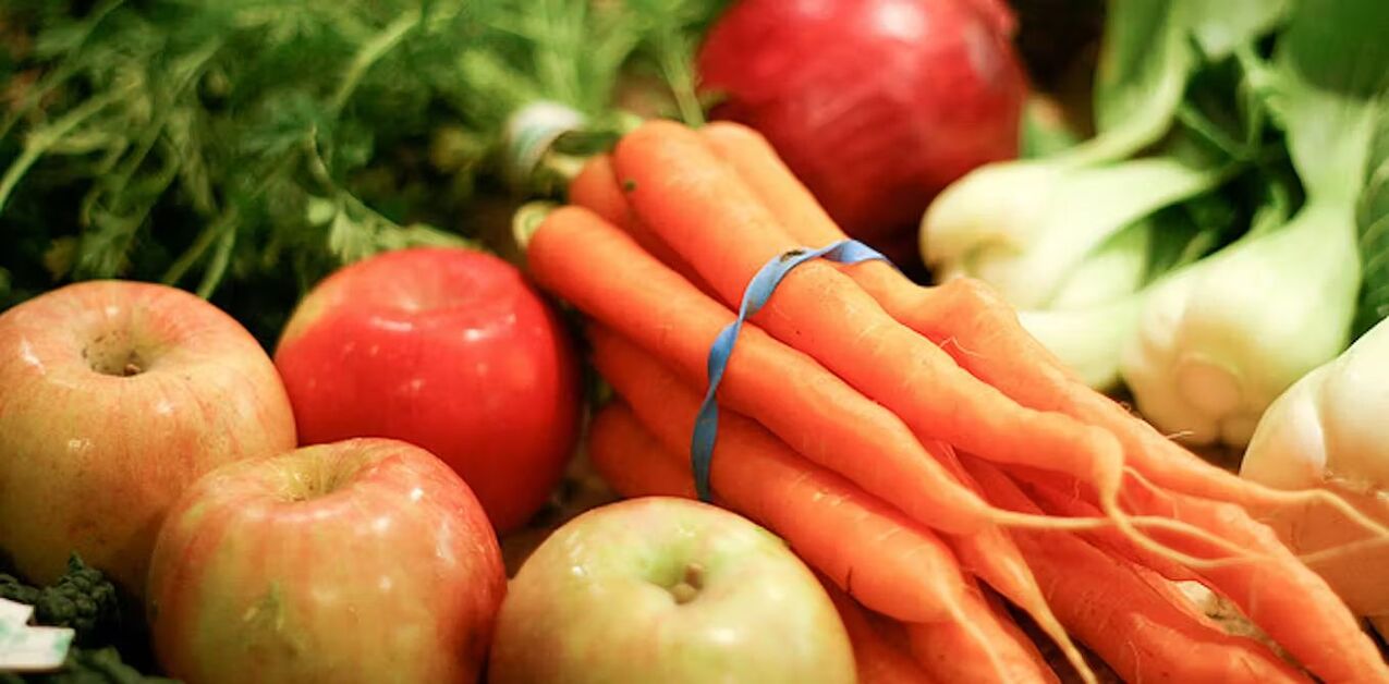 vitaminas en froitas e verduras